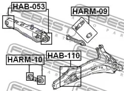 ������ Honda Civic 87-95, CRX 87-98 Isuzu Domani ������� ����������� ������ �/�� CVHO41 CVHO41 ����