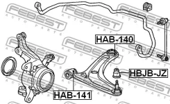 ������ Honda JAZZ FIT 02-08 �����. �������� �/�� HAB141 HAB141 ����