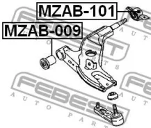������ Mazda 323/Nissan Almera II ��������� ������ ������ (�������) �/�� MZAB101 MZAB101 ����