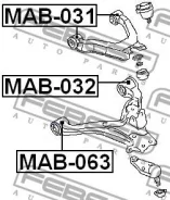 ������ Mitsubishi Pajero III IV 00- ��������� ������� ������ �������� �/�� GM5607 GM5607 ����