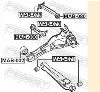 ������ Mitsubishi Lancer/Mirage CJ 1995-2003 �/�� CVM10 CVM10 ����