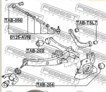 ������ Toyota Corolla Avensis 03- Lifan Solano �������� �������� ������ ������ �/�� GM5964 GM5964 ����