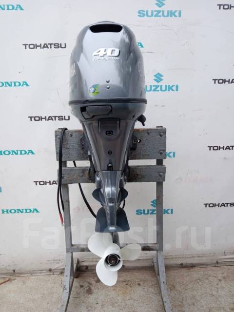 Yamaha F40 EFI, нога S, гидродемпфер, 40,00 л.с. S (381 мм), 2017 год ...