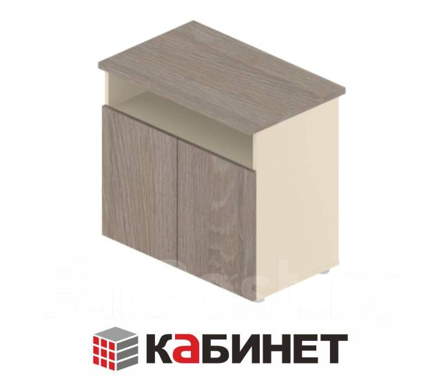Офисная мебель. Тумба сервисная R-47 Размеры:80х50х75 Цвет: Дуб Верцаска+Белый/Бежевый, Швейцарский вяз+Белый/Бежевый, новый. Цена: 8 300₽ во Владивостоке