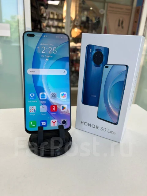 Honor 50 Lite. �/�, 128 ��, �����, 3G, 4G LTE, Dual-SIM ����