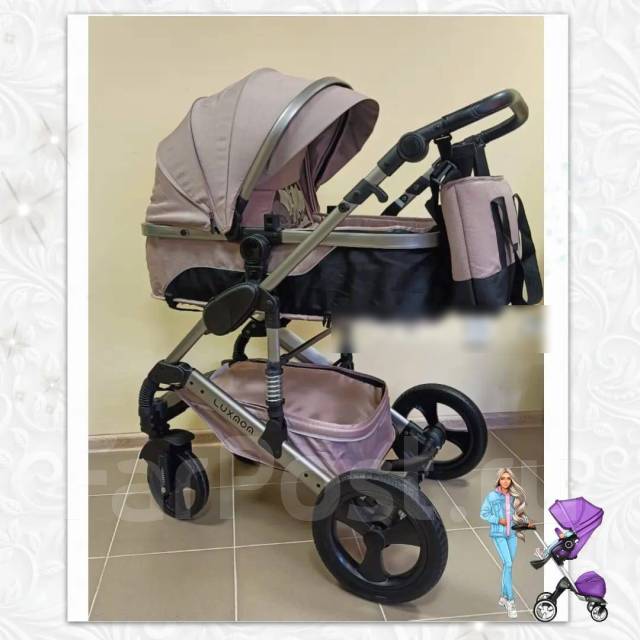 Коляска Luxmom 558 2в1, новый, в наличии. Цена: 12 500₽ во Владивостоке