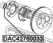 ��������� ��������� 42x76x33 | ����� ����/��� | Febest DAC42760033 DAC42760033 ����