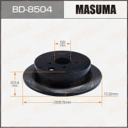 ���� ��������� Masuma, BD-8504, 2 �� � ��������. �������� 24 ������ ��� 50 000 �� ������� Masuma BD-8504 BD8504 ����