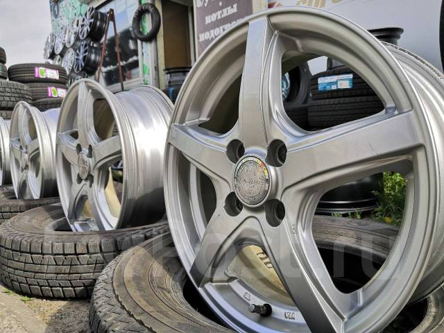 Литье 15 4x100 (Violento) Б/П по России! Привезено из Японии, 15", 1 шт ...