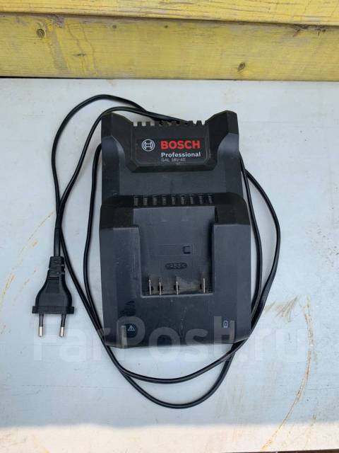 Устройство зарядное Bosch GAL 18V-40, б/у, в наличии. Цена: 3 500₽ во ...