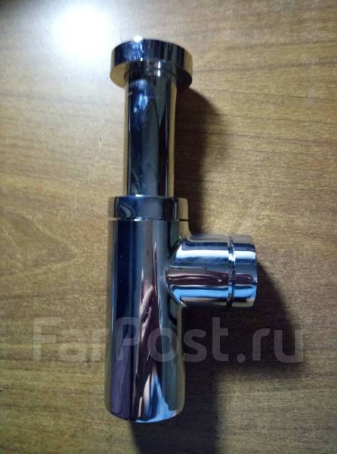 Сифон для раковины латунный хромированный, в наличии. Цена: 2 500₽ во ...