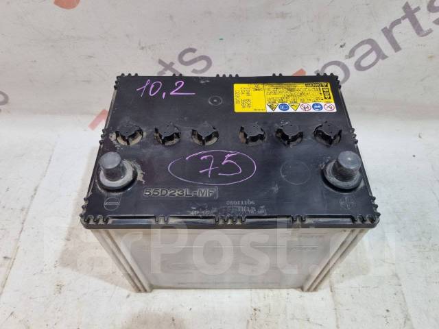 Аккумулятор GS Yuasa 55D23L-MF, сурьмянистый, малосурьмянистый ...