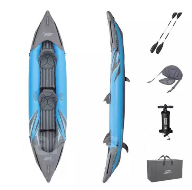 Надувная байдарка "Surge Elite X2 Kayak" 382x94х42см Bestway 65144 ...