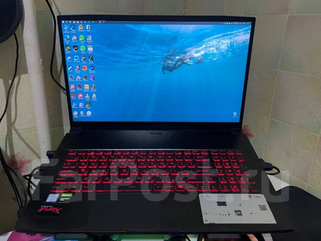 MSI GF75 Thin 9SC. 17.3", 5����, ��� 32 ��, ���� 500���, WiFi: 1, Bluetooth: 1, ����������� �� 2��. ����
