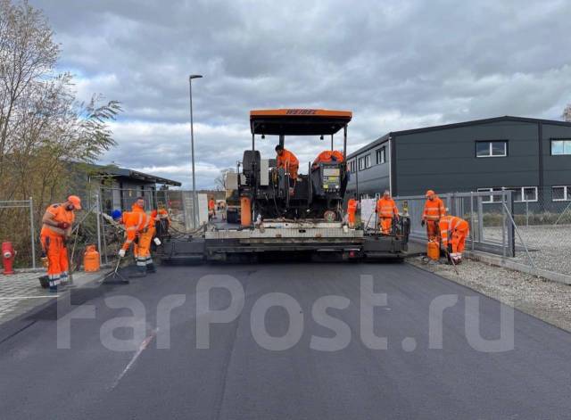 Укладка асфальта. Благоустройство территорий в Артеме