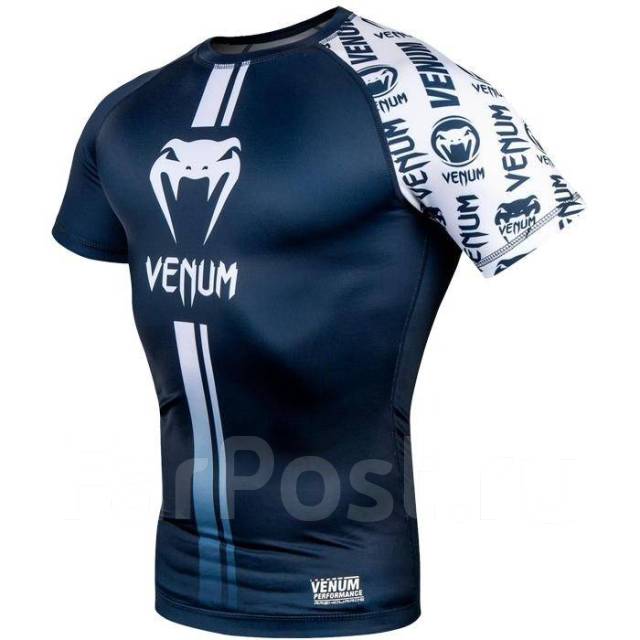 Венум 1. Рашгард Venum logos. Рашгард Venum logos Navy/White. Рашгард Venum с коротким рукавом. Венум Бразил Рашгард.