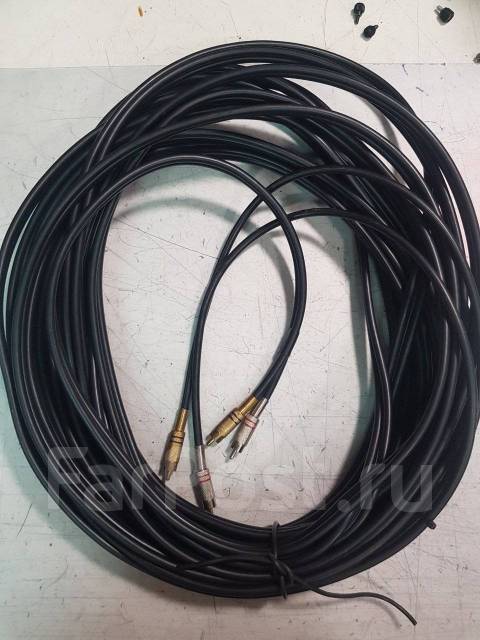 Продам аудио/видео кабель 15 метров с разъемами тюльпан, б/у, в наличии .