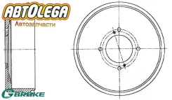 ������� ��������� G-brake Toyota Corolla #E9# Corsa/Tercel AL2# GD-06031 ����