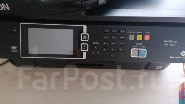 МФУ Epson WF-7610 цветное, формат А3 с СНПЧ, б/у, в наличии. Цена: 15 ...