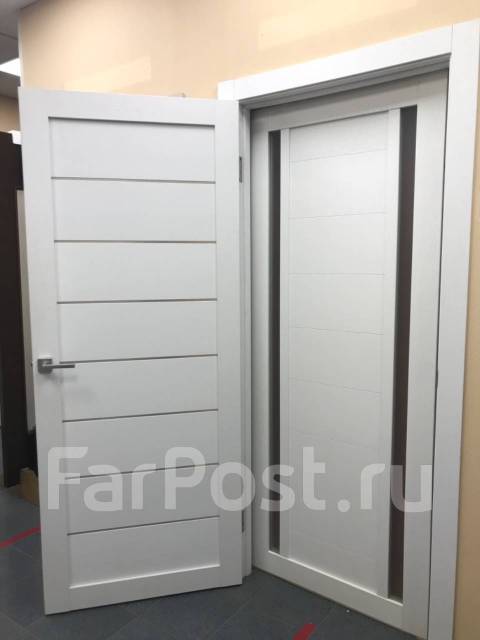 Межкомнатные двери в комплекте (Полотно, Короб, Наличник 5 шт), новый ...