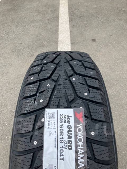 Yokohama Ice Guard Stud IG55, 225/60 R18, 18", 2 шт, в наличии, 225 мм ...