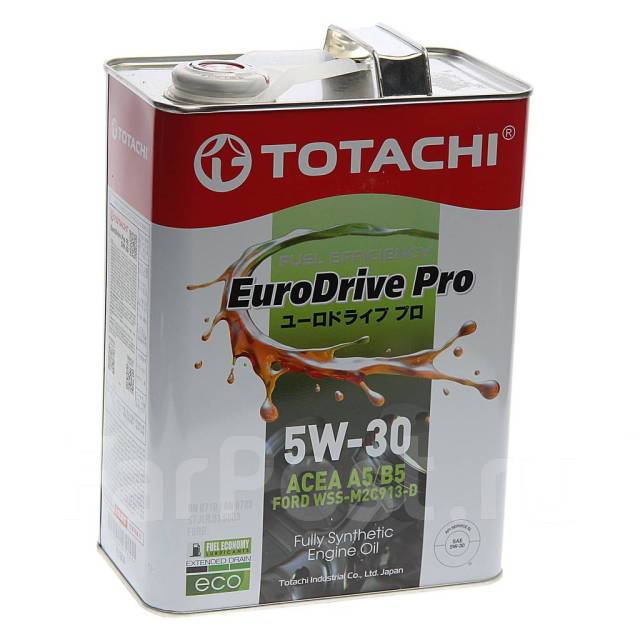Про фе. Моторное масло TOTACHI Optima Pro Synthetic 5w-30 синтетическое 4 л.