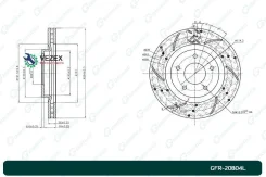 ���� ��������� ��������������� ������������� G-brake ����� G-Brake GFR20804L GFR20804L ����