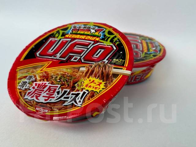 Лапша Nissin UFO с соусом якисоба и насыщенным вкусом, 128 гр. Япония ...