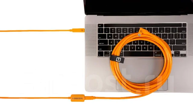������� ���������� Tether Tools TetherBoost Pro USB-C Core Controller 5m Orange [TBPRO3-ORG] ����