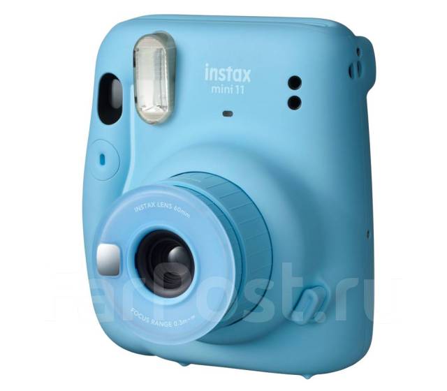 Компактная камера с мгновенной печатью Fujifilm Instax Mini 11Sky Blue ...