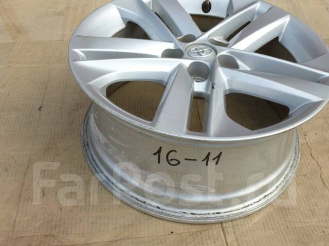 Диск литой 16, Toyota, 16", 1 шт, 5x100, 1 шт, б/у, в наличии. Цена: 2 ...