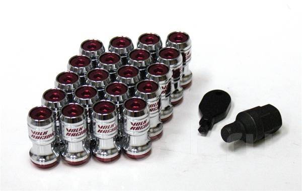 Гайки колесные Volk Racing M12x1.25 (Красный) купить во Владивостоке по ...