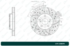 ���� ��������� ��������������� ������������� G-brake GFR-20897R ������ GFR20897R ����