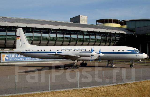 Сборная модель самолёта Ил-18 Вост Экспресс 1/144 Deutsche Lufthansa, б ...