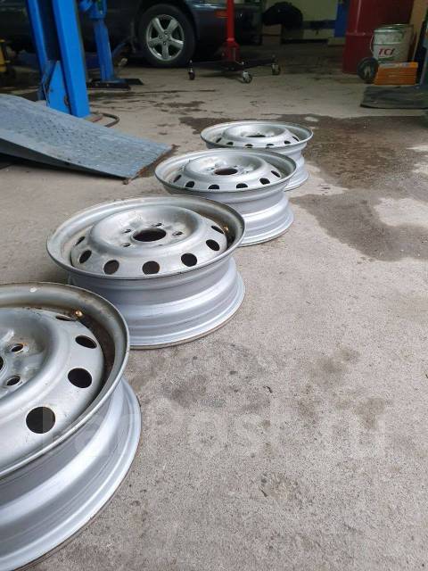 Диски штампованные r14 5x114,3 5j, Work, 14", 1 шт, 5x114.3, 67,1 мм. 4 ...