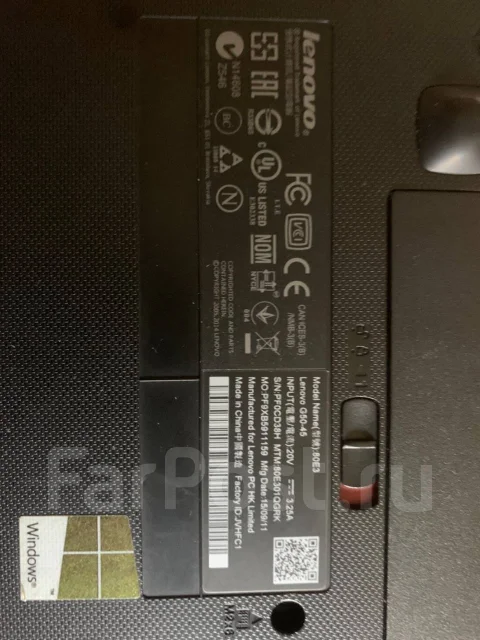 Lenovo G50-45. 15.6", 2����, ��� 4 ��, ���� 500���, WiFi: 1, Bluetooth: 1, ����������� �� 2��. ����