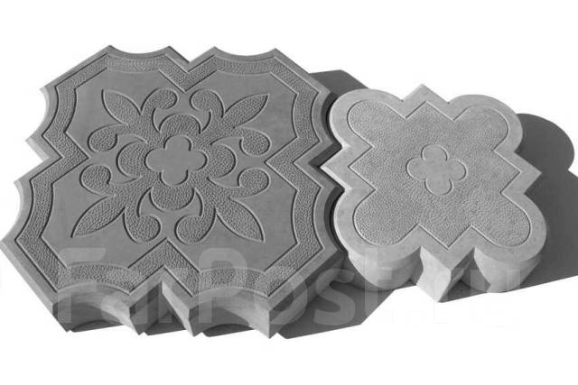 Тротуарная плитка \"Клевер\", в наличии. Цена: 850₽ во Владивостоке