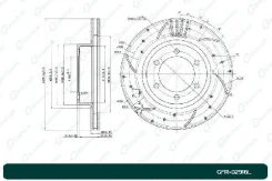 ���� ��������� ��������������� ������������� G-brake GFR-02916L ����� GFR02916L ����