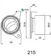 ���������� ����� ��� Toyota Corolla (_E10_) 1.3 12V (EE100_) Japanparts BE215 BE215 ����