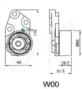 ���������� ����� ��� Chevrolet Cruze (J300) 1.6 Japanparts BEW00 BEW00 ����