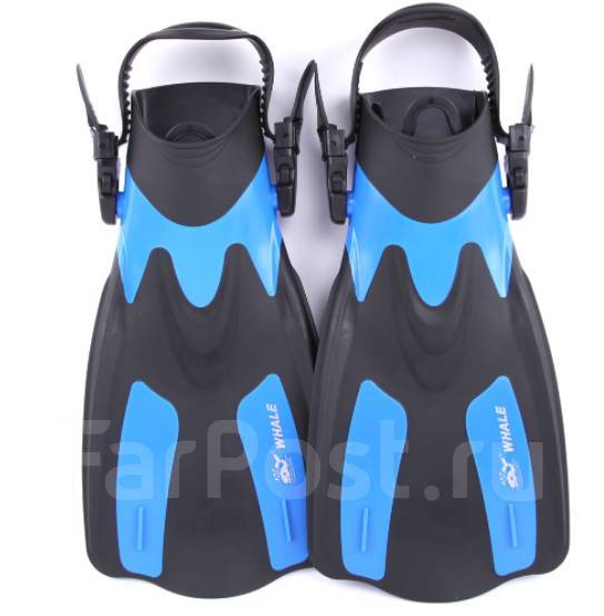 Ласты короткие Whale с открытой пяткой (XS/M36-41 ML/XL42-47), новый, в ...