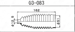������� ������� ����� ������� Corolla 120 / Spacio 121 1.5 2001- TG-P-CV00017-HD ����