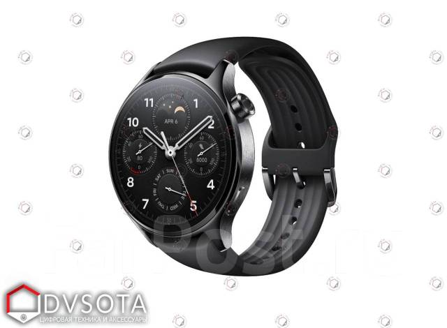 Смарт-часы Xiaomi Watch S1 Pro GL Black Case with Black Fluororubber ...