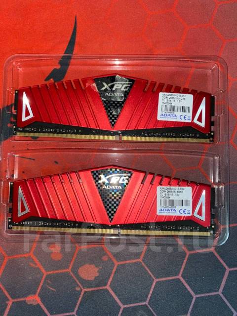 Adata xpg 2666 16-16-16 ddr4, 8 гб, б/у, в наличии. Цена: 3 000₽ во ...