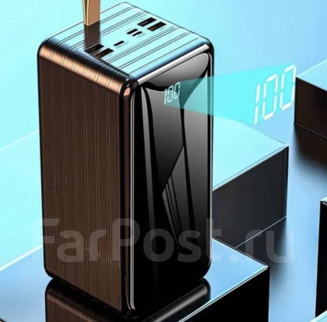 Внешний аккумулятор PowerBank большой емкости 100000 mAh, новый, в ...
