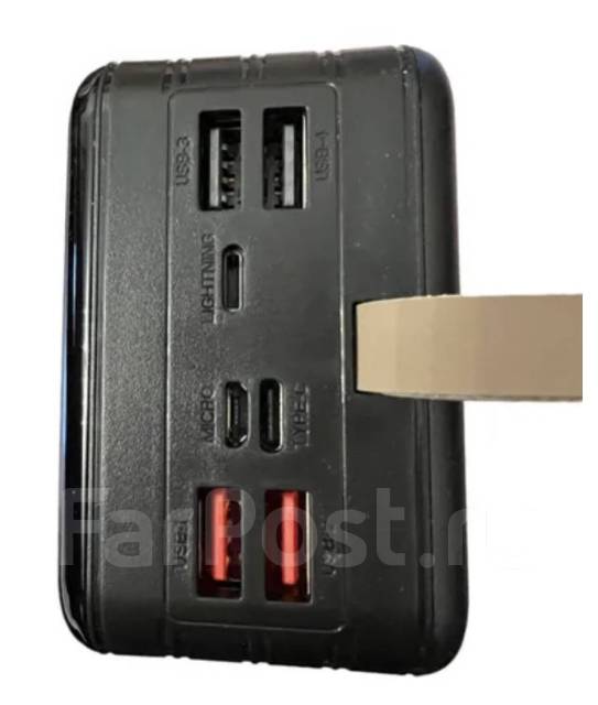 Внешний аккумулятор PowerBank большой емкости 100000 mAh, новый, в ...