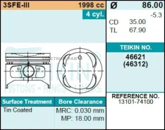 ������� ��������� Teikin 46621 STD (4��/����) 46621STD 46621STD ����