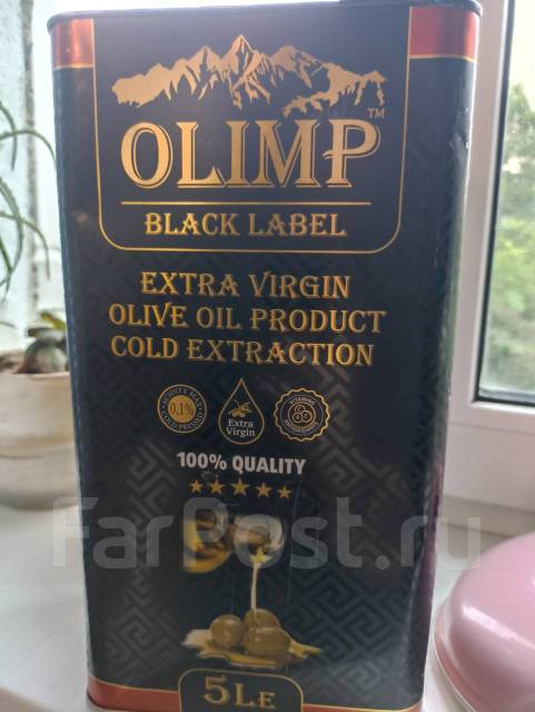 Масло оливковое Olimp black label, в наличии. Цена: 1 500₽ во Владивостоке