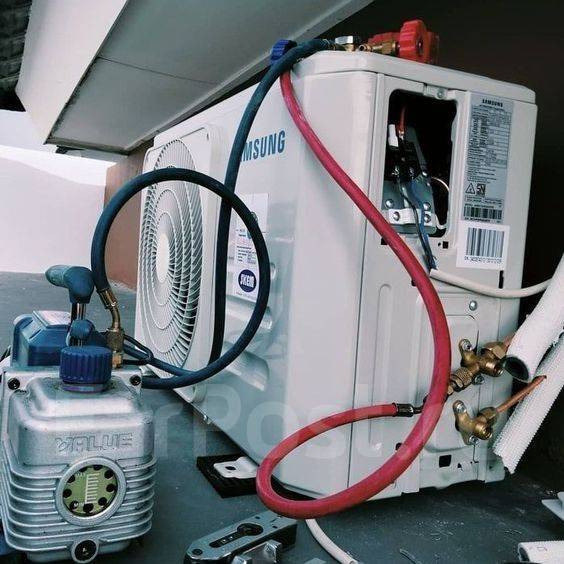 Кондиционер обслуживание, установка, изготовление короба во Владивостоке