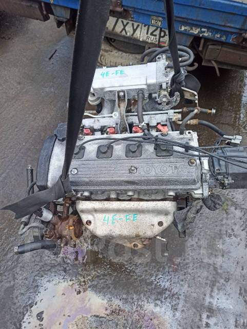 Двигатель в сборе Toyota, 4E-FE купить во Владивостоке по цене: 50 000 ...